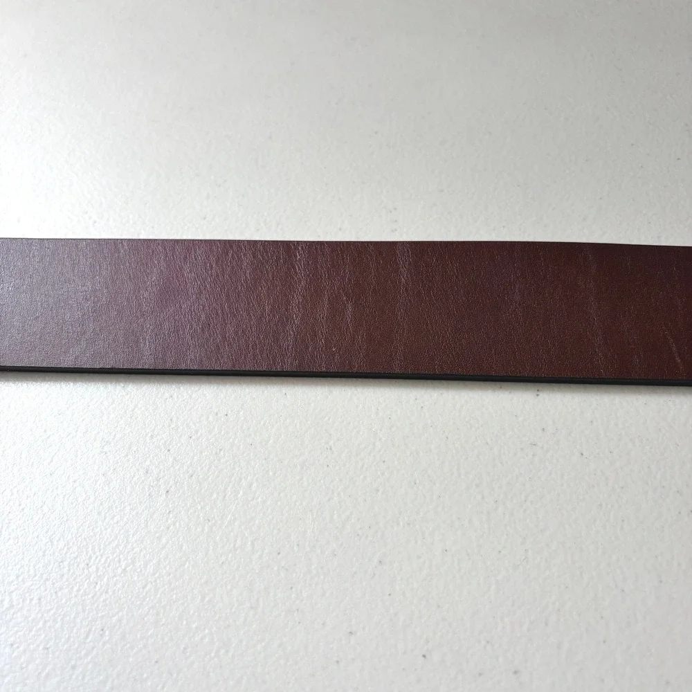 Carhartt Bridle Belt Size 52 Brown Leather Brass Buckle